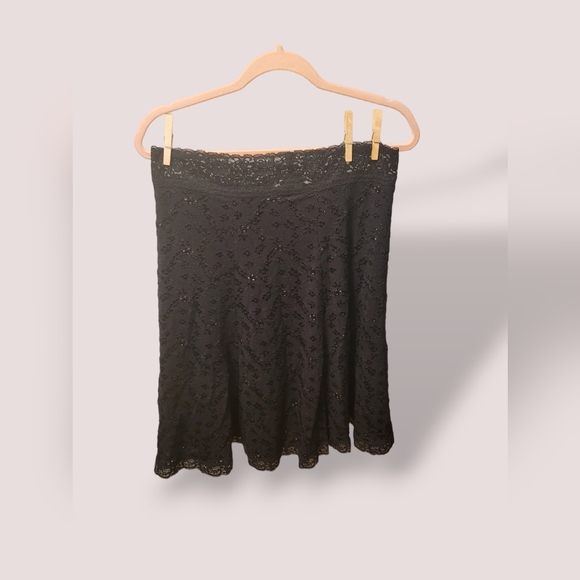 CAbi Dresses & Skirts - CABI black printed skirt size Large
